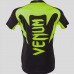 Футболка Venum Hurricane X Fit T-shirt-Black / Neo Yellow